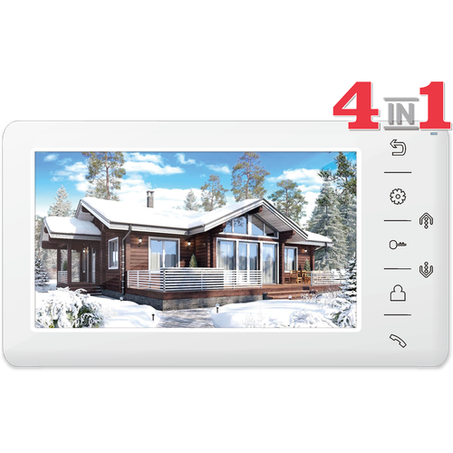 tantos amelie hd черный монитор видеодомофона Монитор видеодомофона Tantos Amelie (White) HD VZ