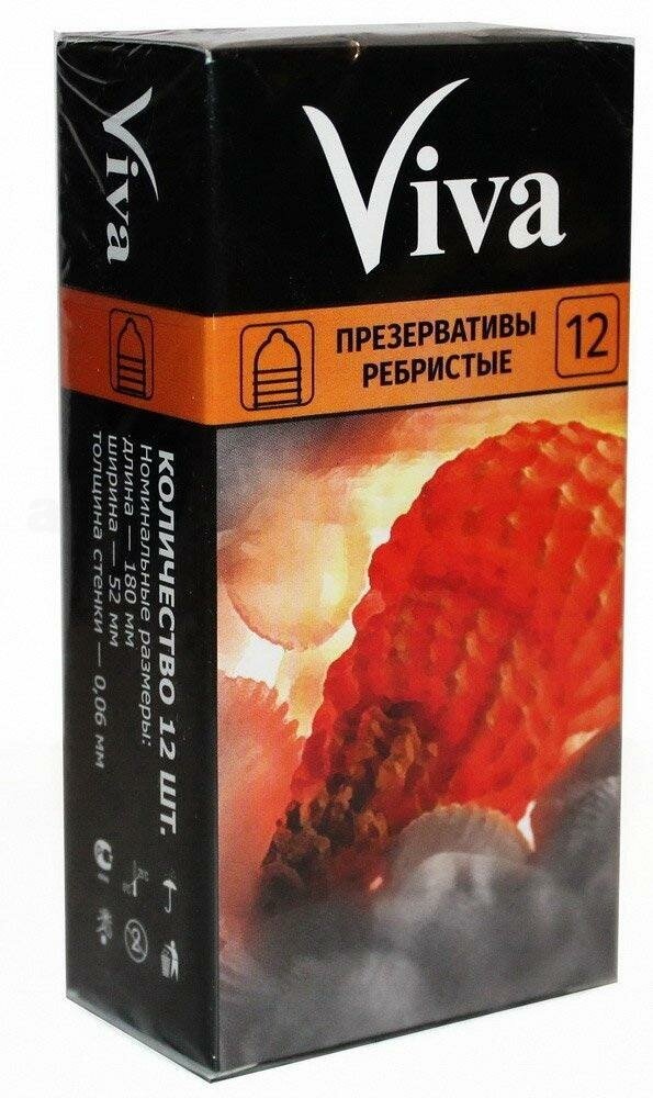 Презервативы Viva №12 рифленые, 12 шт - фото №17