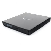 Внешний CD/DVD-привод с интерфейсом USB Gembird DVD-USB-02, черный