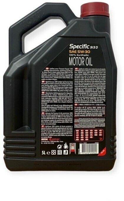 Моторное масло Motul Specific 913D 5W-30 синтетическое 5 л