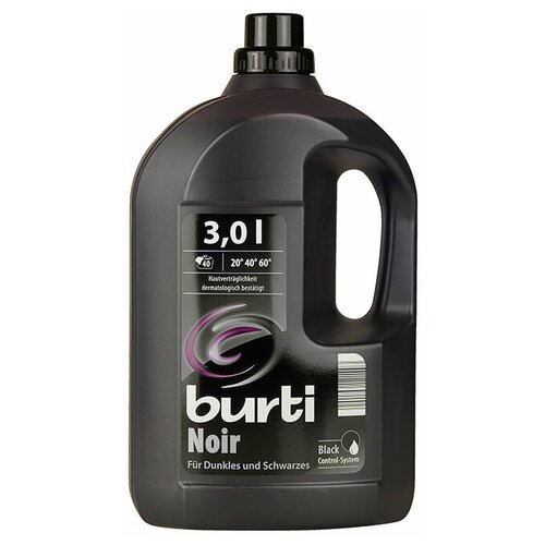 фото Жидкость для стирки burti noir для черного и темного белья, 1.45 л, бутылка