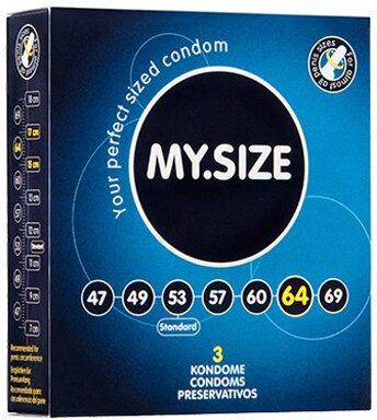Презервативы MY.SIZE №3 размер 64 128