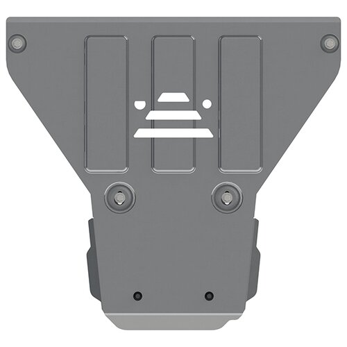 Защита КПП Sheriff на Ауди Q7 2015-2022, модель №1, алюминиевый сплав 4 мм, арт:02.2978 V1-2