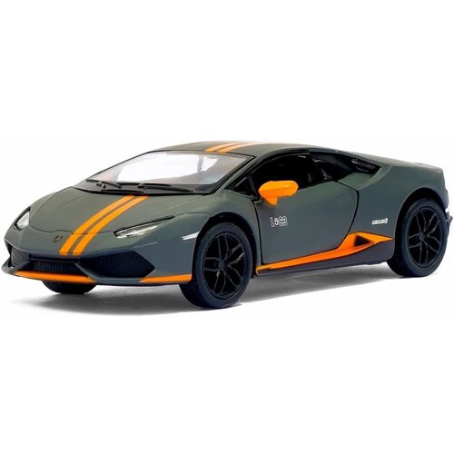 Kinsmart Модель машины Lamborghini Huracan LP610-4 AVIO болотный KT5401 с 3 лет kinsmart модель металлическая инерционная lamborghini huracan lp 610 4 avio 1 36 графитовый