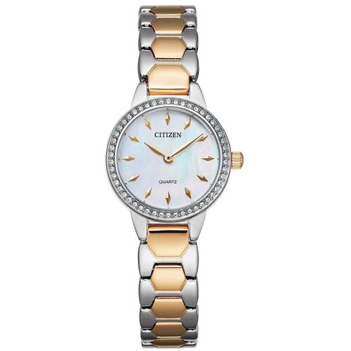 CITIZEN EZ7016-50D женские кварцевые наручные часы с перламутровым циферблатом