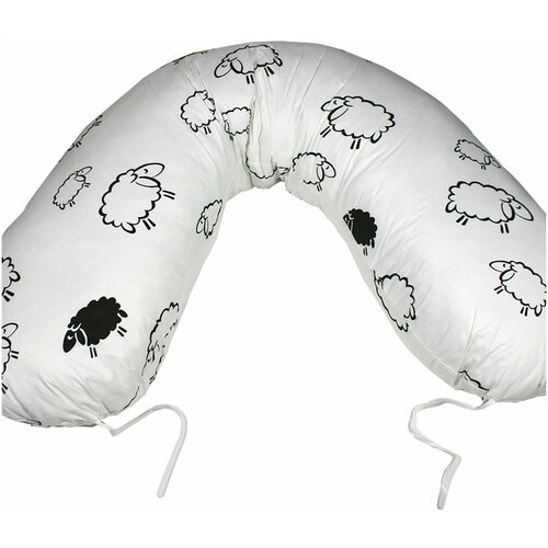 фото Наволочка к подушке для беременных amarobaby 170х25 (овечки)