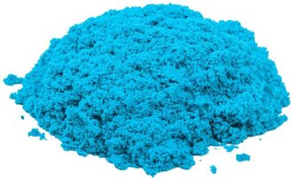 Кинетический песок Космический песок Светящийся в темноте, голубой, 3 кг, пластиковый контейнер