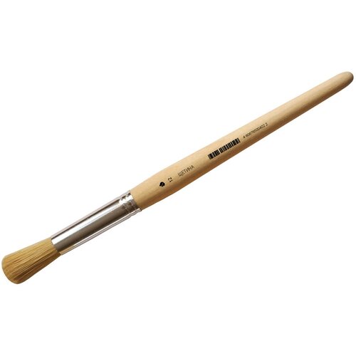 Кисть ХМ, щетина, круглая, №12 (С-2012), 5шт.