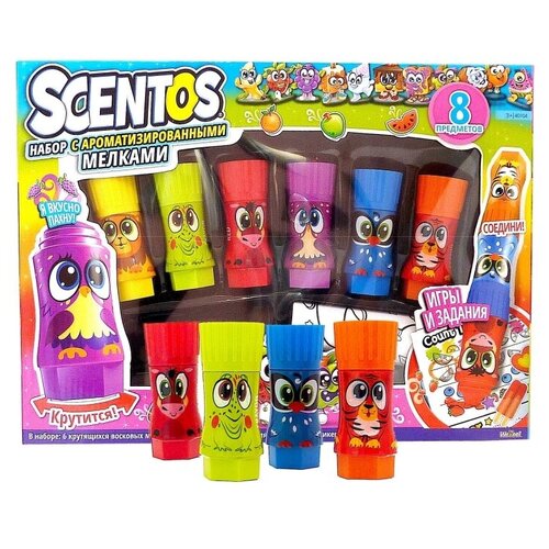 Scentos Мел 6 цветов, 6 шт.
