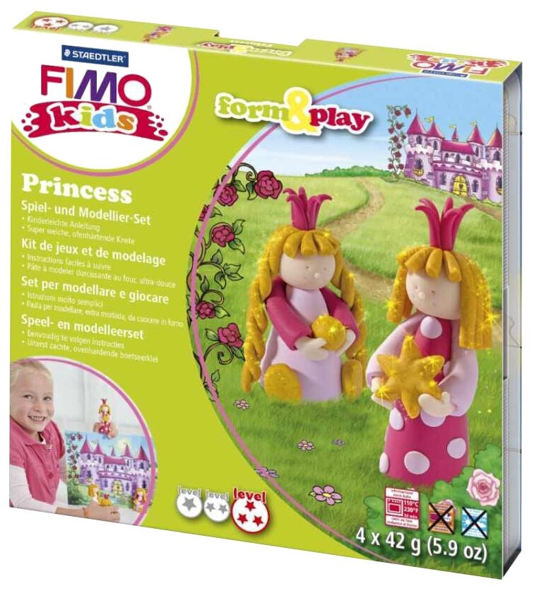 Набор для детей FIMO kids farm&play «Принцесса»