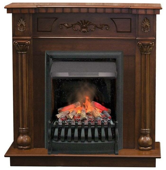Электрокамин со звуком Real-Flame Dacota STD/EUG AO с очагом 3D Oregan