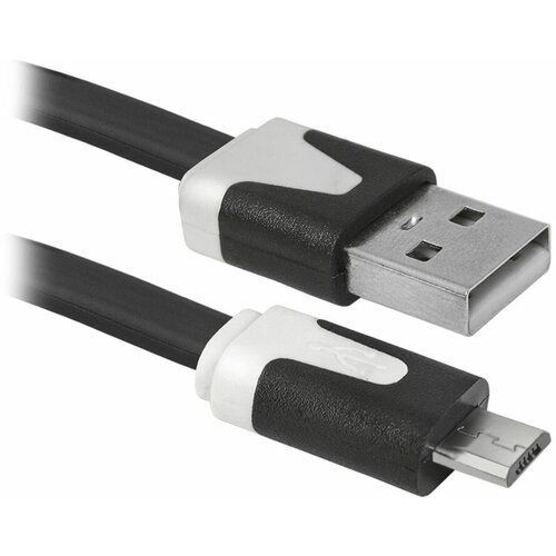 Кабель Defender USB08-03P USB2.0 (A) - microUSB (B), 1м,
