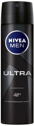 Антиперспирант спрей Nivea Men Ultra, 150 мл