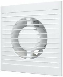 Вентилятор вытяжной осевой AURAMAX A 4, тонкая лицевая панель, D 100 мм, белый