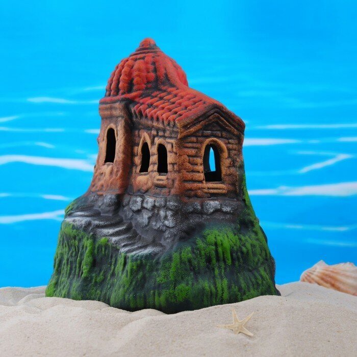 Декор для аквариума"Арабский замок", керамический, 20 x 12 x 18 см 9870499 . - фотография № 6