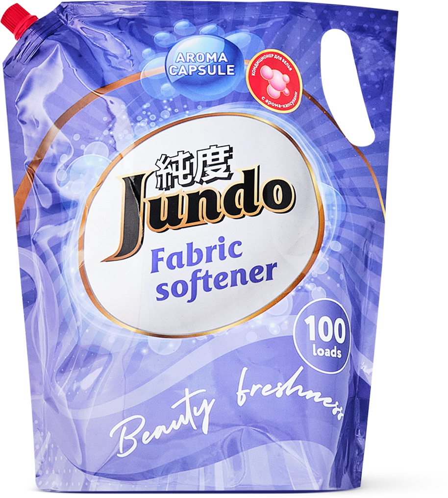 Кондиционер для белья Jundo Beauty Freshnes Aroma Capsule Концентрированный (100стирок), 2 л - фото №10