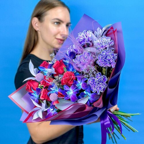 Магия космоса. Авторский букет 712. Leora Flowers дом цветочной моды