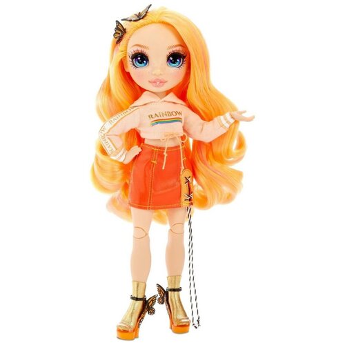 Кукла Rainbow High Poppy Rowan, 28 см, 569640 оранжевый кукла rainbow high cheerleader squad poppy rowan 28 см 572046 orange