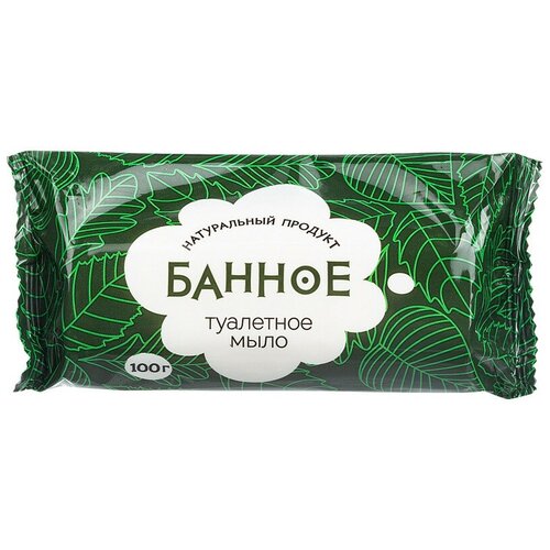 Мыло туалетное твёрдое Банное 100 гр. РМЗ 14 шт.