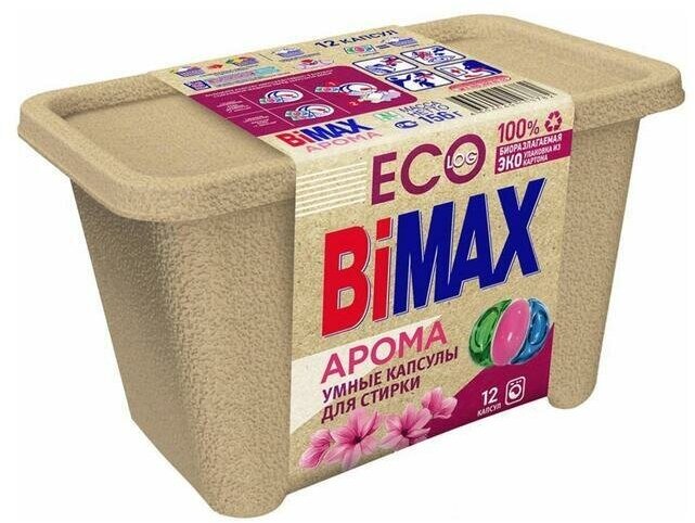 BIMAX Капсулы для стирки BiMax Арома 12 шт