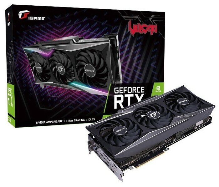 Видеокарта Colorful GeForce RTX 3090 Vulcan OC-V 24GB GDDR6X 384bit HDMI 3xDP