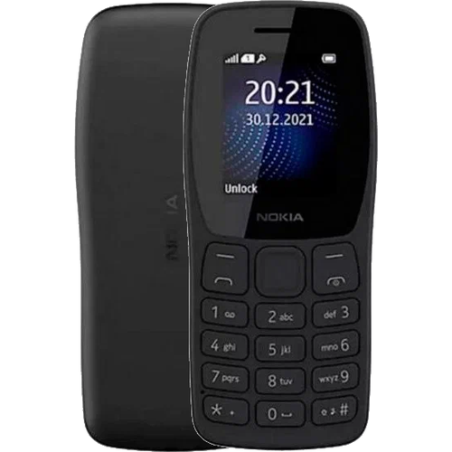 Телефон Nokia 105 SS 2022 (TA-1432), 1 SIM, charcoal