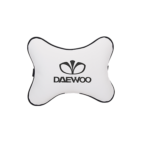 фото Подушка на подголовник экокожа milk daewoo vital technologies