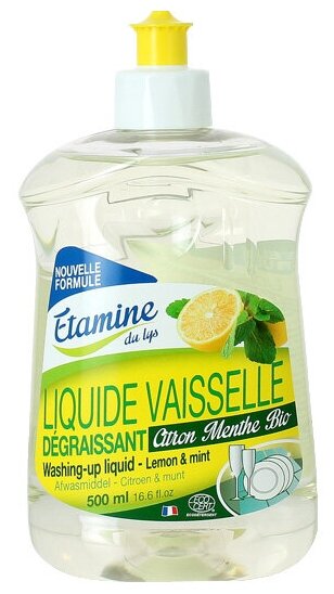 ETAMINE Средство для мытья посуды "Лимон- Мята"