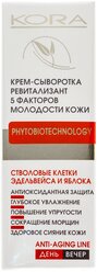 Сыворотка Kora ревитализант 5 факторов молодости кожи, 30 мл