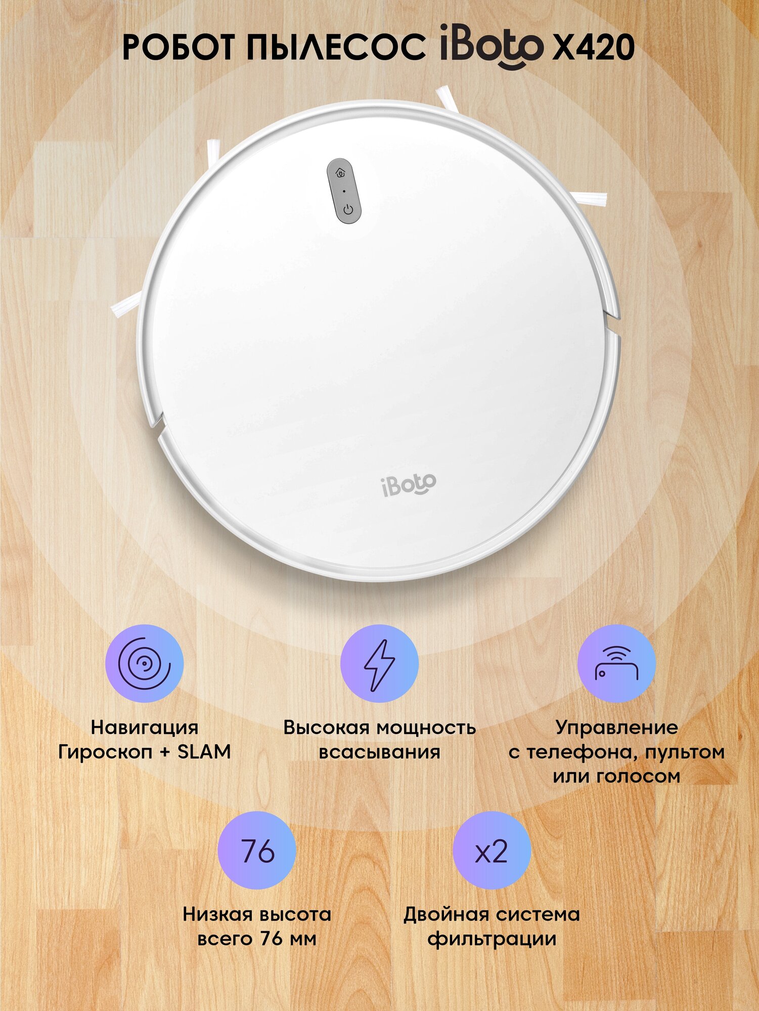 Робот-пылесос iBoto Smart Х420GW PRO