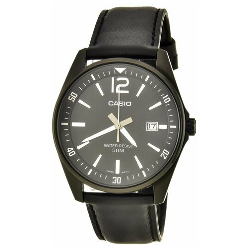 фото Наручные часы casio наручные часы casio collection mtp-e170bl-1b, черный, серебряный