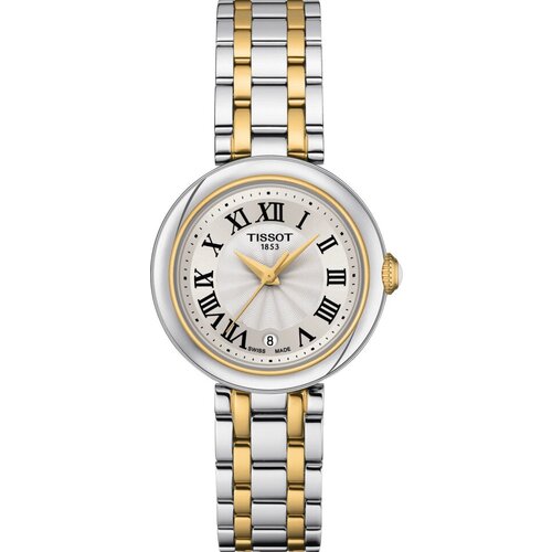 Наручные часы TISSOT Наручные часы Tissot T126. T-Lady. Bellissima T126.010.22.013.00, серебряный, золотой