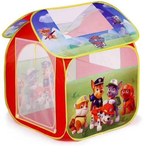 фото Детская игровая палатка «щенячий патруль» в сумке россия