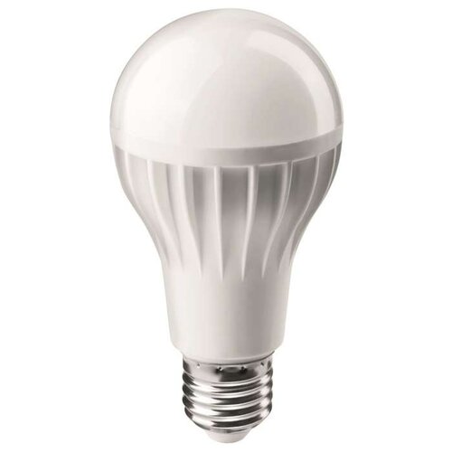 фото Лампа светодиодная 71 655 oll-a65/а60-12-230-4k-e27 12вт грушевидная 4000к бел. e27 1000лм 176-264в онлайт 71655 (упаковка 10 шт)