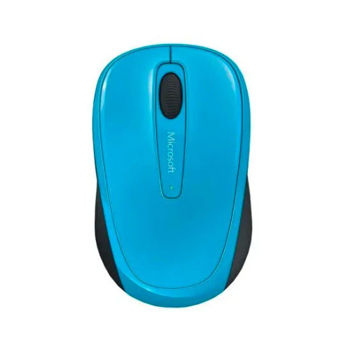 Мышь Microsoft Wireless Mobile Mouse 3500 Cyan Blue, оптическая, беспроводная, USB, голубой [gmf-002