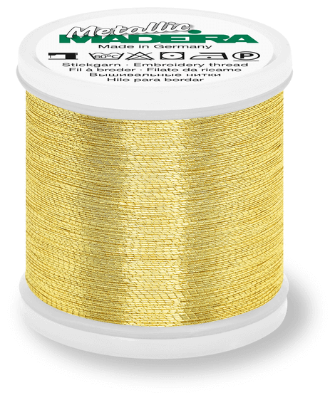 MADEIRA 9842 Нитки для вышивки Metallic №40, 200м (цвет Gold6)