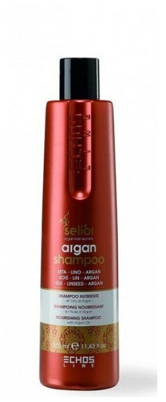 Echosline шампунь Seliar Nourishing With Argan Oil, 350 мл