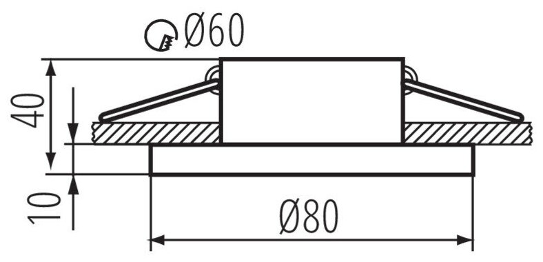 Кольцо точечного светильника FLINI IP44 DSO-W - фотография № 6