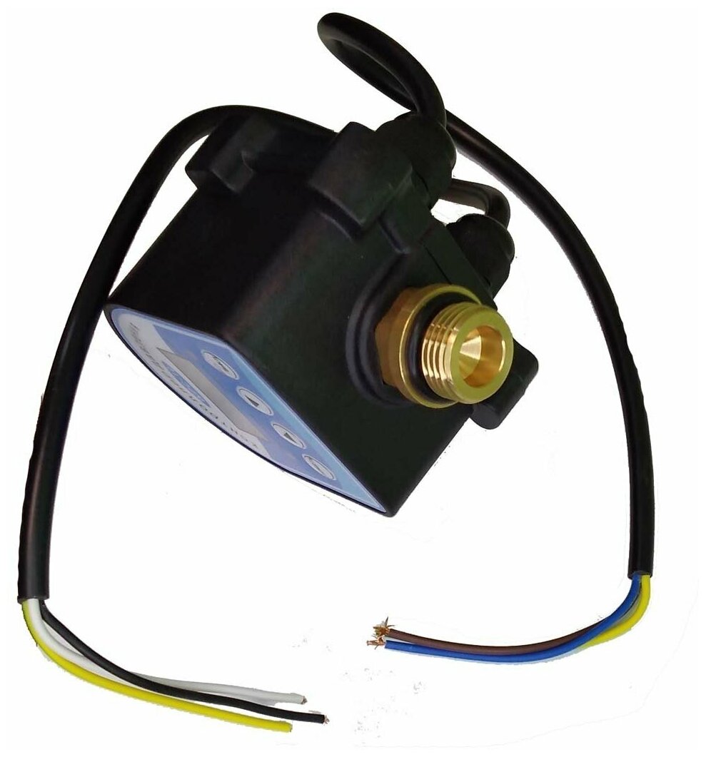Автоматика для насоса, цифровой реле давления воды WPC 10 G1/2, цифровой дисплей / Электронный регулятор давления для водяного насоса с адаптером G1/2 - фотография № 2