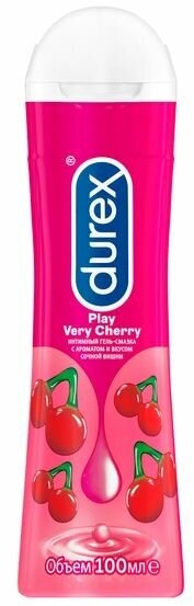 Гель-смазка Play Very Cherry Durex/Дюрекс фл. 100мл