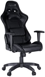 Кресло геймерское Helmi HL-G09 "Control", экокожа черная, 2 подушки