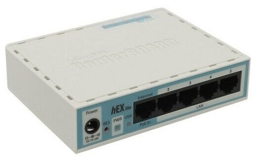 Роутер Mikrotik RouterBOARD hEX Lite RB750r2