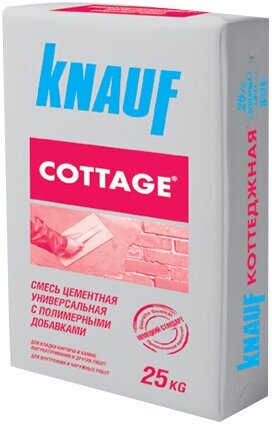 Смесь цементная универсальная Knauf Коттедж, 25 кг - фото №3