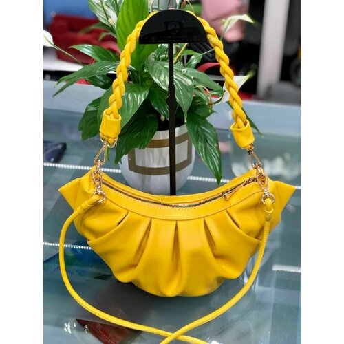 фото Сумка хобо , желтый нет бренда