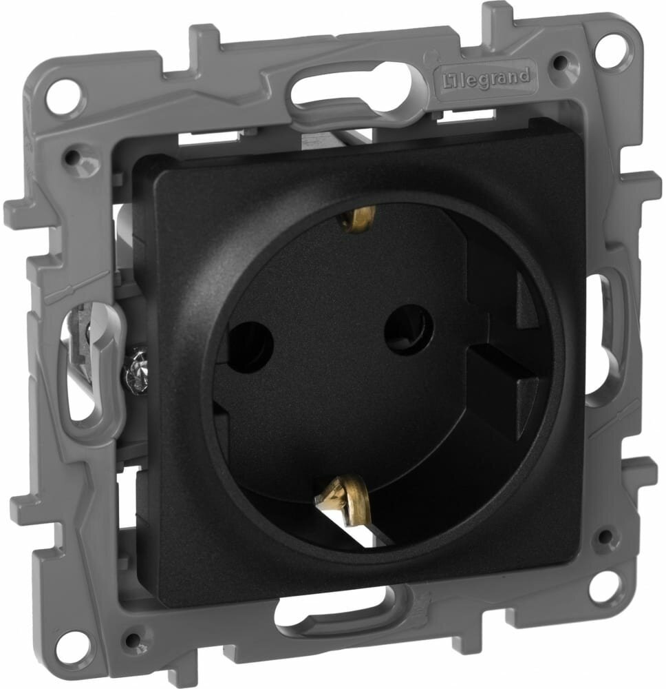 Одноместная розетка Legrand Etika