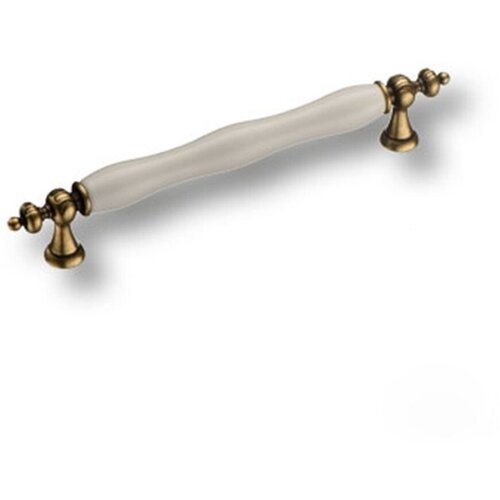Ручка скоба керамика с металлом белыйстарая бронза 160 мм 2640₽