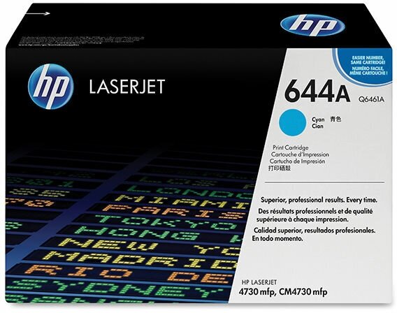 Лазерный картридж Hewlett Packard Q6461A (HP 644A) Cyan