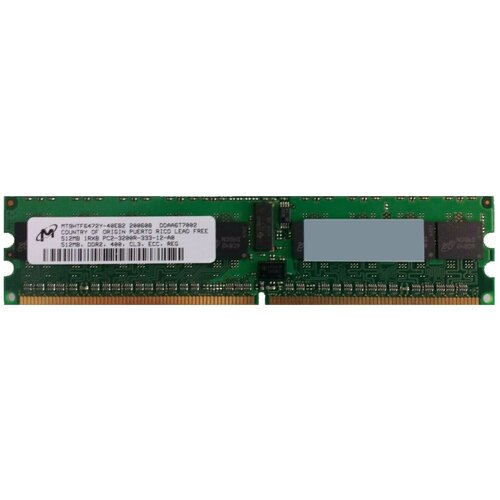 Оперативная память Micron 512 МБ DDR2 400 МГц DIMM CL3 MT9HTF6472Y-40EB2