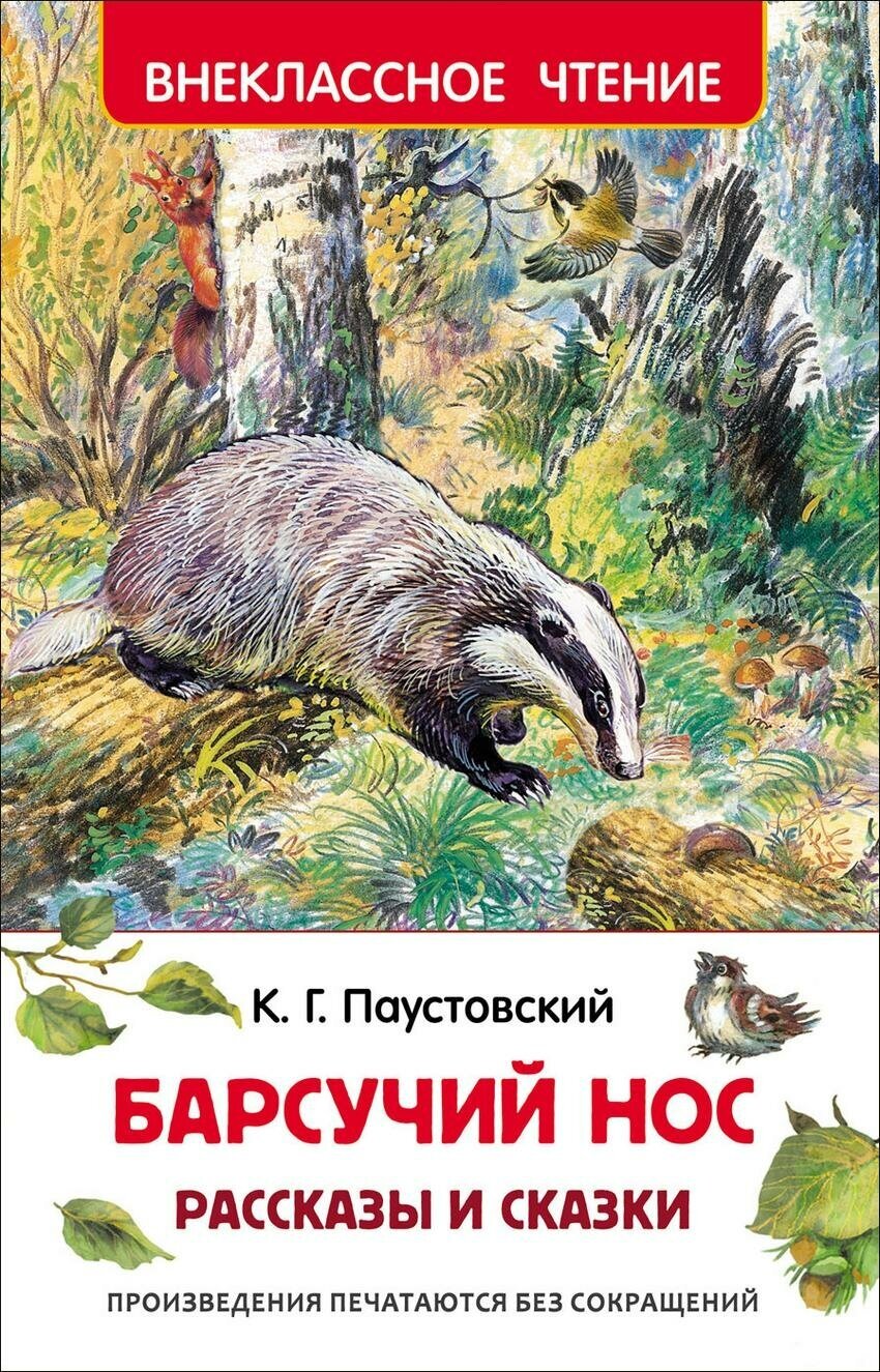 Паустовский К. Г. Барсучий нос. Рассказы и сказки. Внеклассное чтение