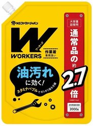 Жидкость для стирки NS FaFa Japan Workers для сильнозагрязненной одежды, 2 кг, дой-пак